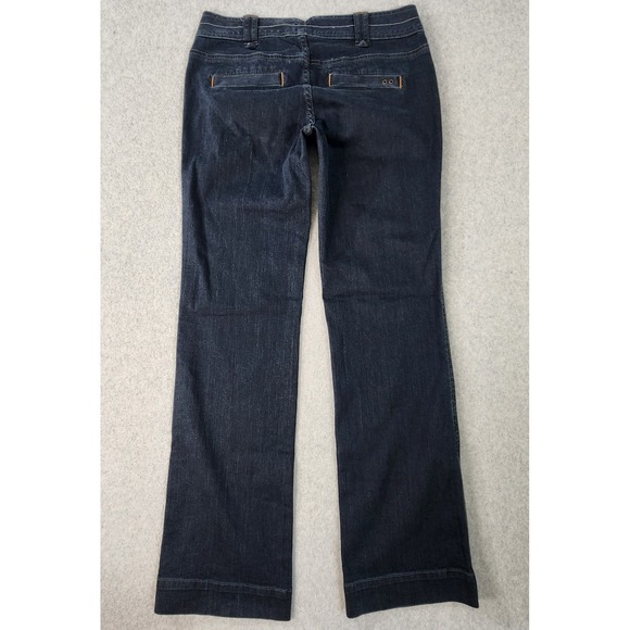 Converse One Star Bootcut Jeans Womens 6 Blue Dark Wash Mid Rise Denim 30x33 - Picture 13 of 16